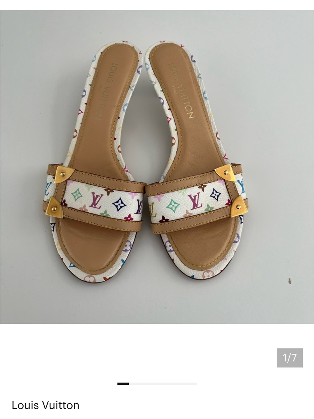 Auth VTG LOUIS VUITTON Heels